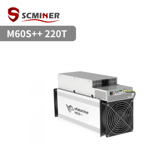 MicroBT WhatsMiner M60S++ 220T Bitcoin Miner