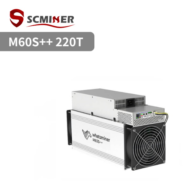 MicroBT WhatsMiner M60S++ 220T Bitcoin Miner